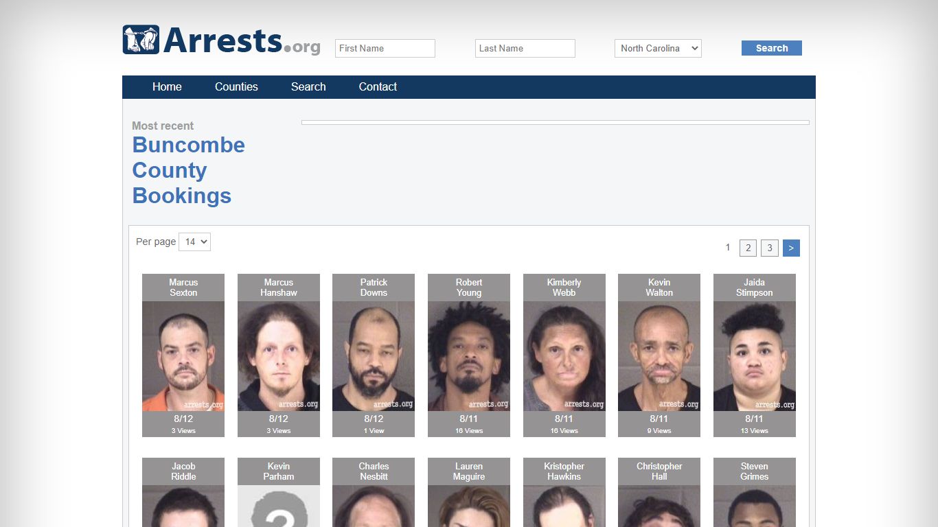 Buncombe County Arrests and Inmate Search